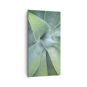 Schilderen op canvas - De geboorte van groen - 65x120 cm