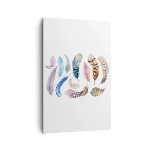 Schilderen op canvas - Licht, bont en veelkleurig - 80x120 cm