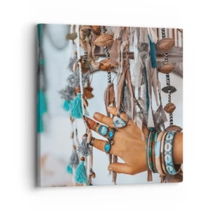 Schilderen op canvas - Lokale schatten - 30x30 cm