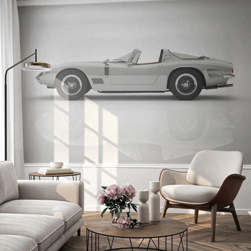 Fotobehang Standard Eco - Belofte van plezier - Sportwagen, Cabriolet, Automobiel - 200x140 cm
