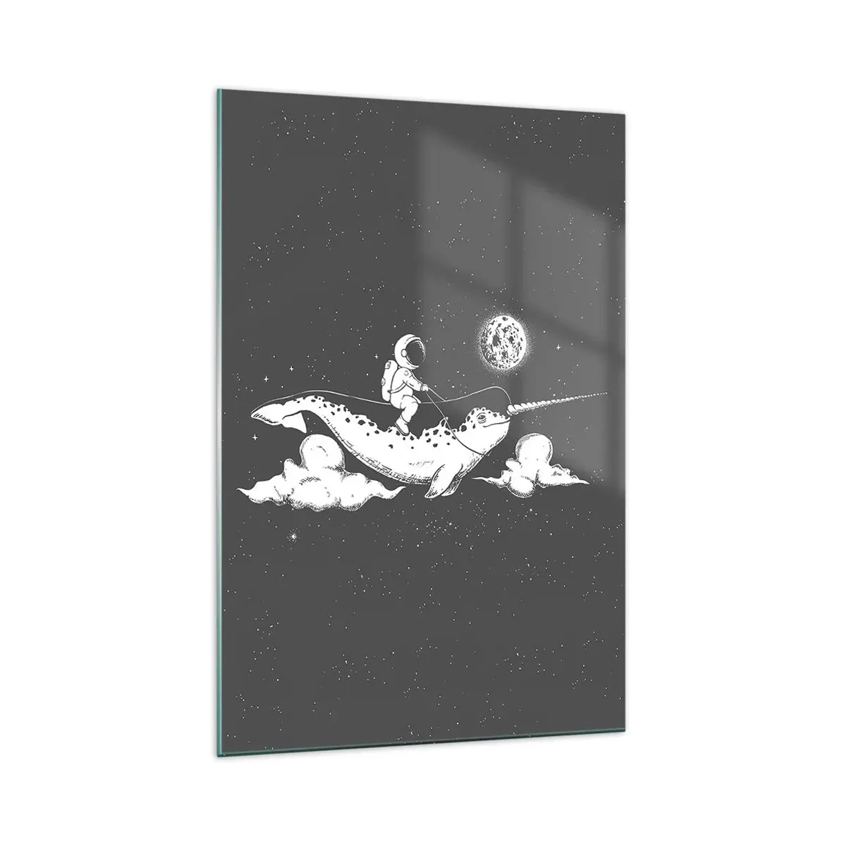 Schilderen op glas - Ruimte Ruiter - 70x100 cm