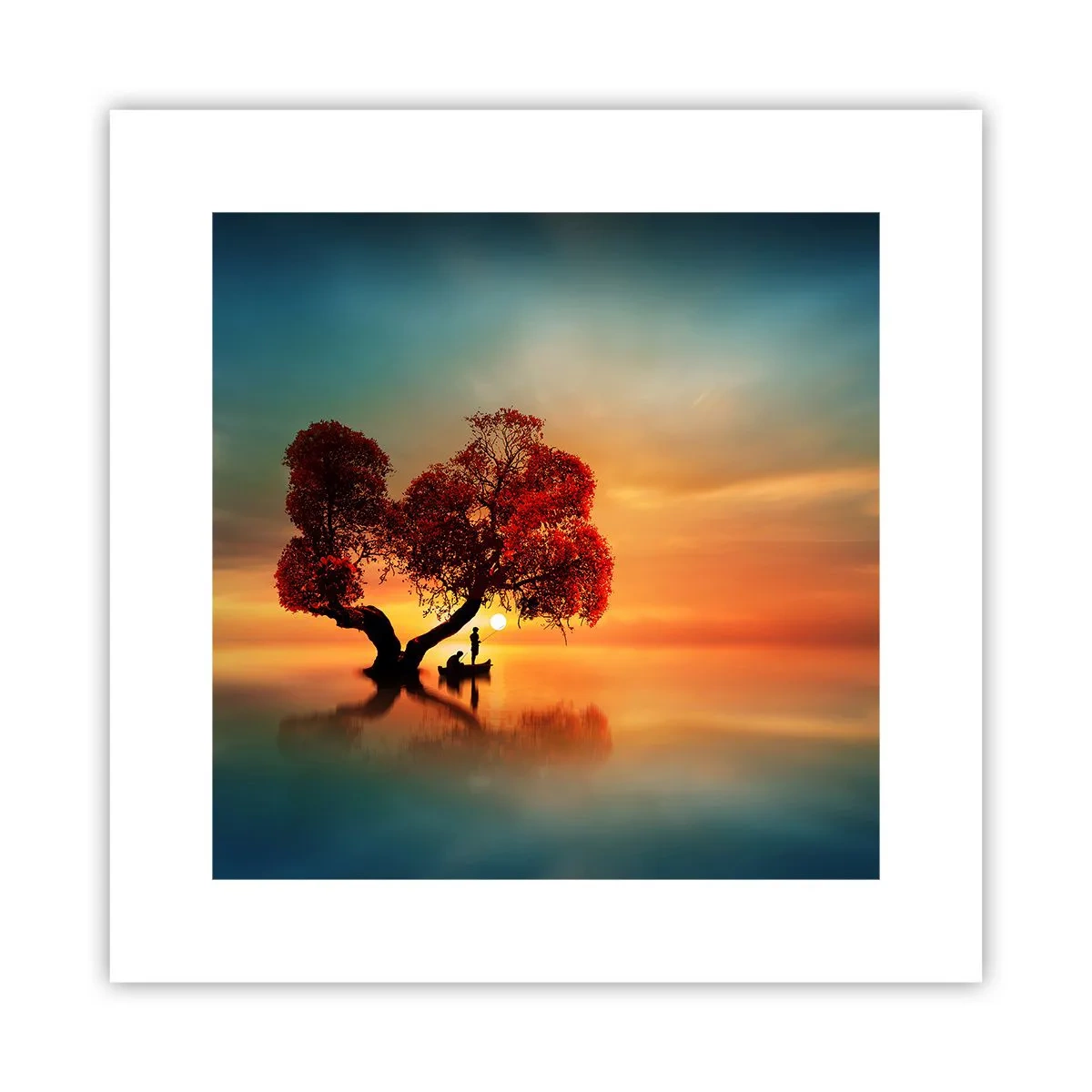 Poster - Afstanders en de stilte van de wereldlozen - 30x30 cm