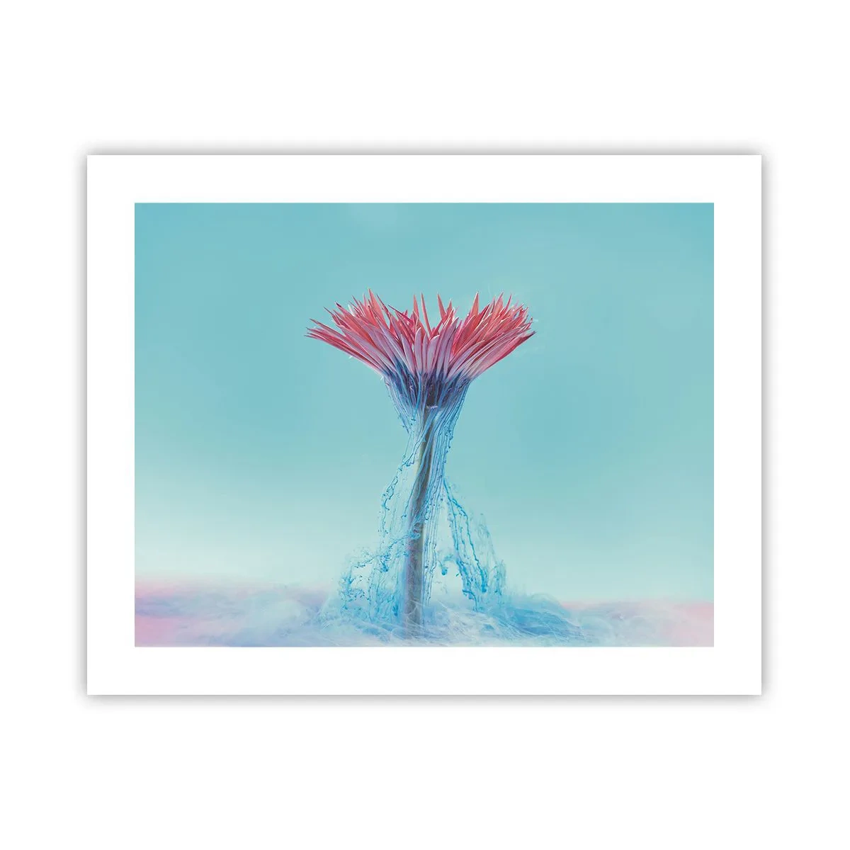 Poster - In een verkwikkende omhelzing - 50x40 cm