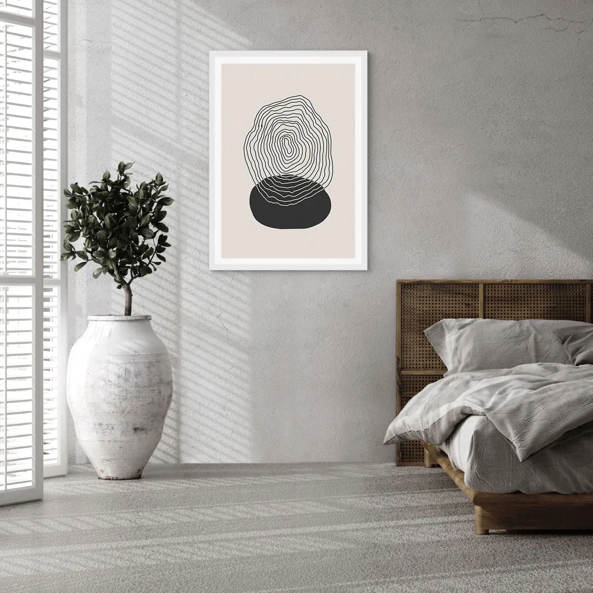 Poster in een witte lijst - Duur en spiertrekkingen - 30x40 cm