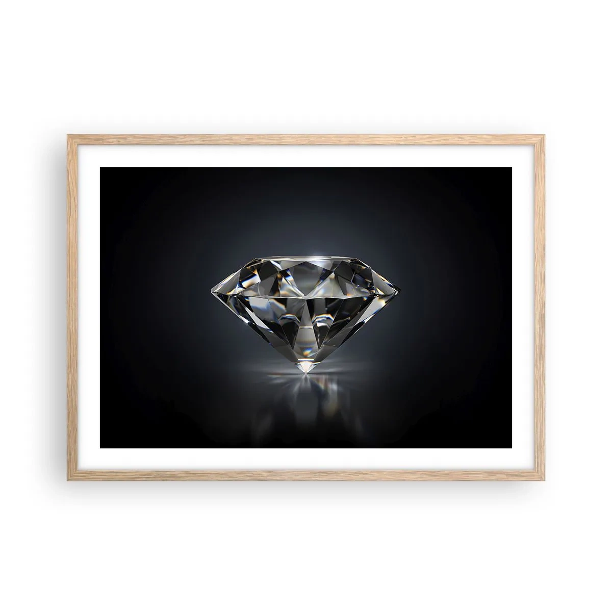 Een poster in een licht eiken lijst - Beste vriendinnen - 70x50 cm