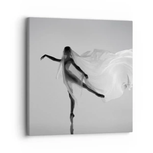 Schilderen op canvas - Lichtheid en gratie - 30x30 cm