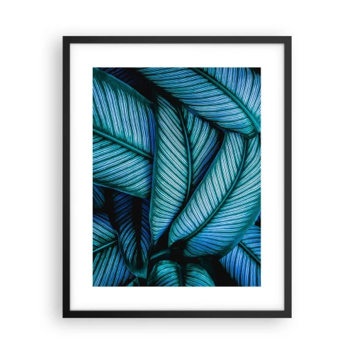 Poster in een zwarte lijst - Levens lijnen - 40x50 cm