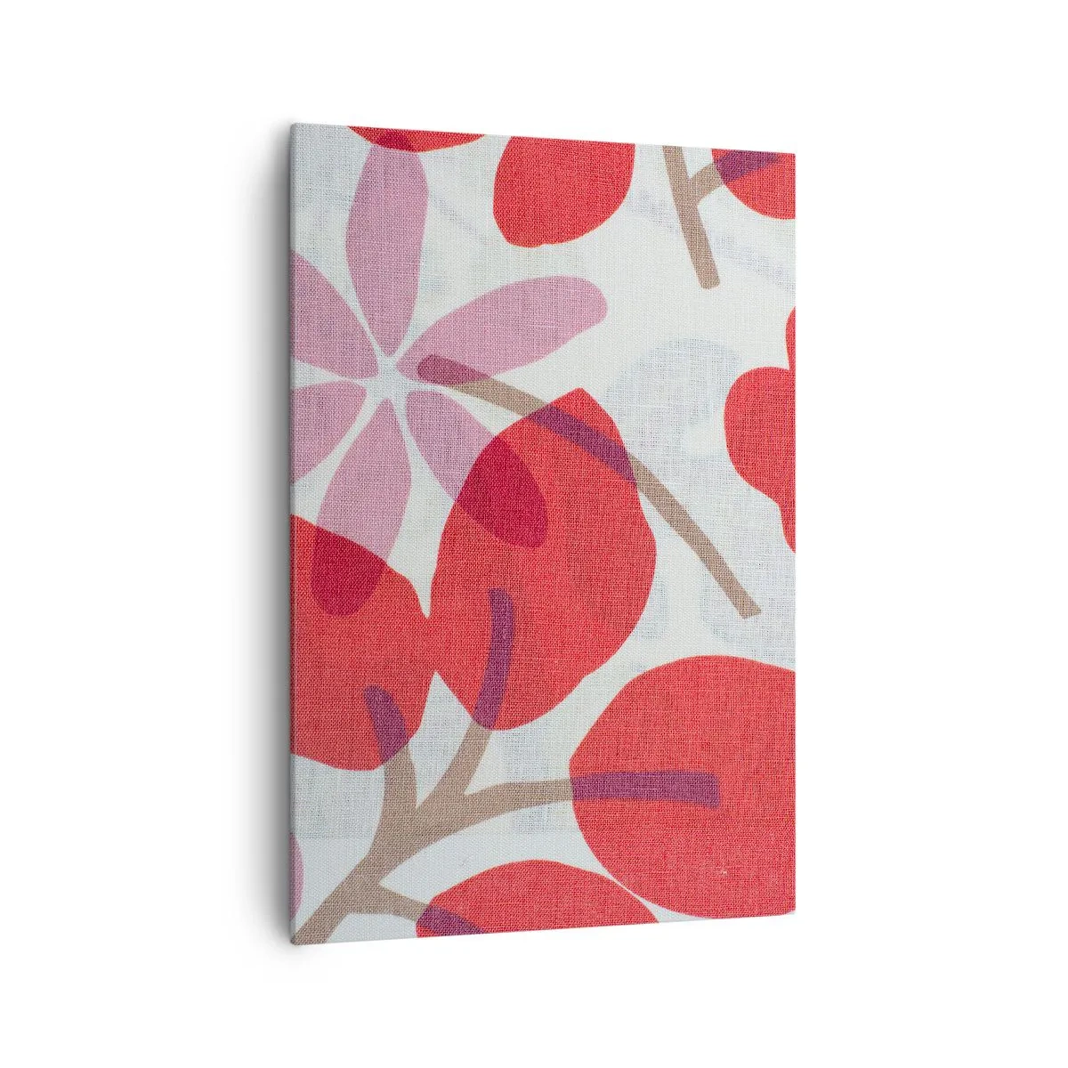 Schilderen op canvas - Bloemstuk in roze - 70x100 cm