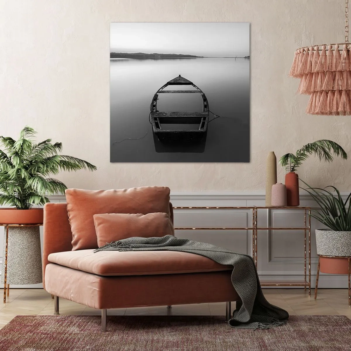 Schilderen op canvas - Verlangen en melancholie - 70x70 cm