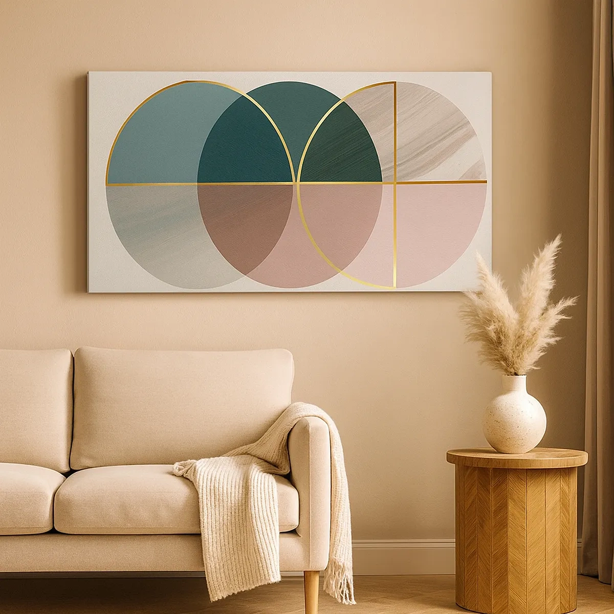 Schilderen op canvas - Vast tijdens de vlucht - 30x30 cm