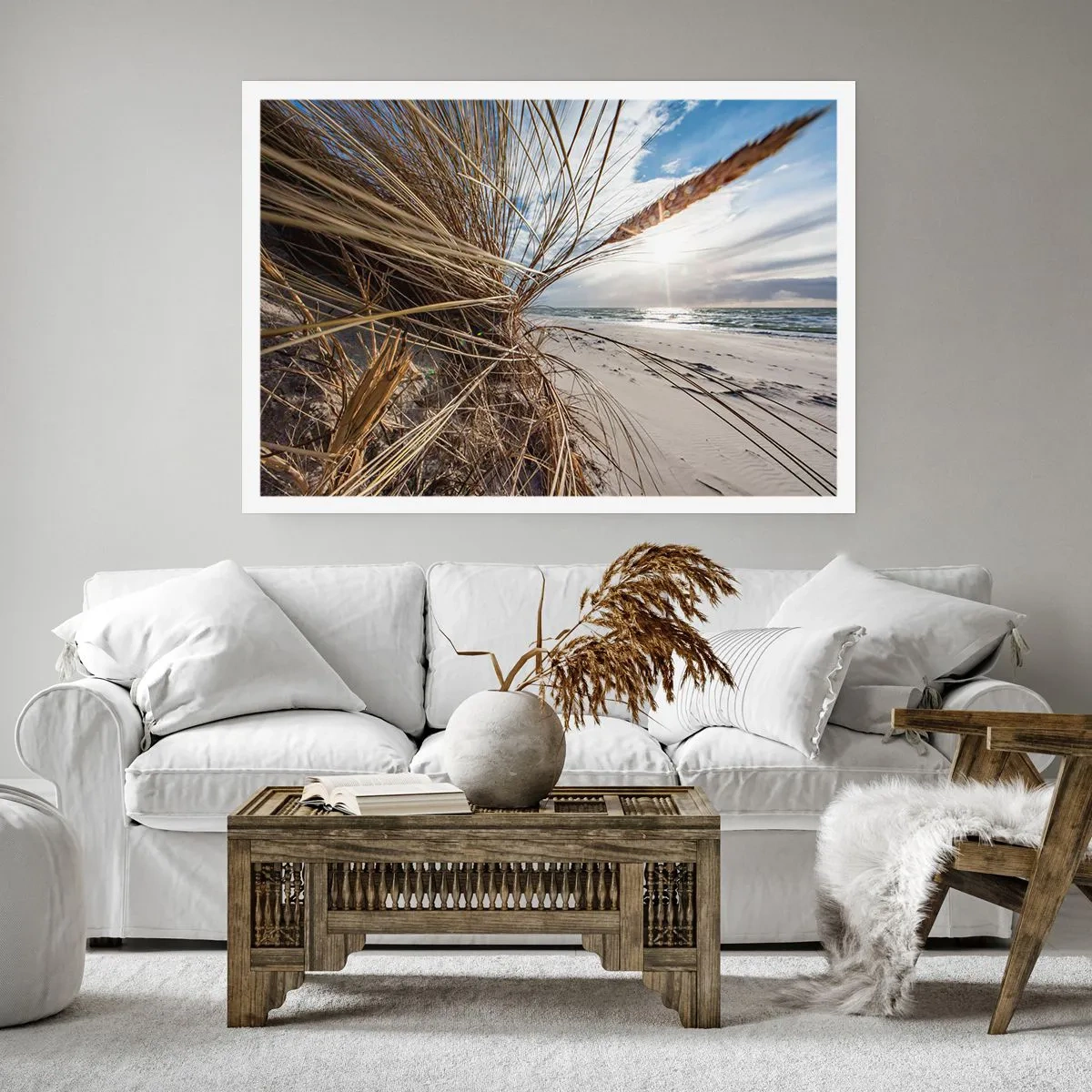 Poster - Een ontmoeting van de elementen - 50x40 cm