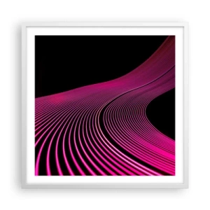 Poster in een witte lijst - Avenue van licht - 60x60 cm