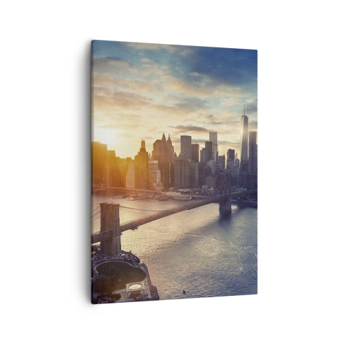 Schilderen op canvas - Westers cultuurmonument - 50x70 cm