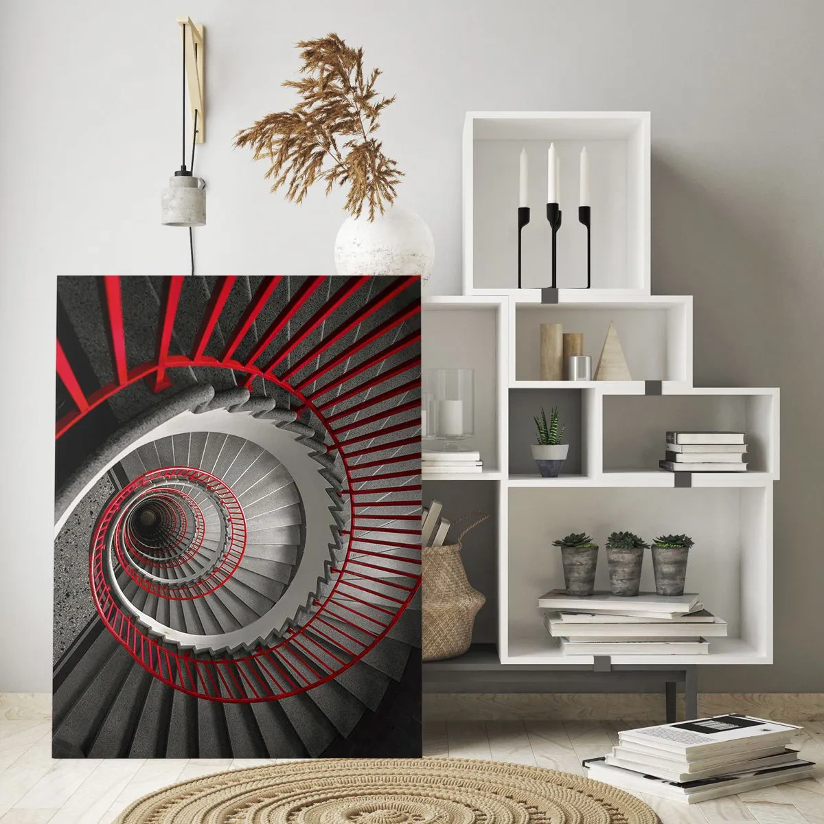 Schilderen op glas - Architectuur plezier - 50x70 cm