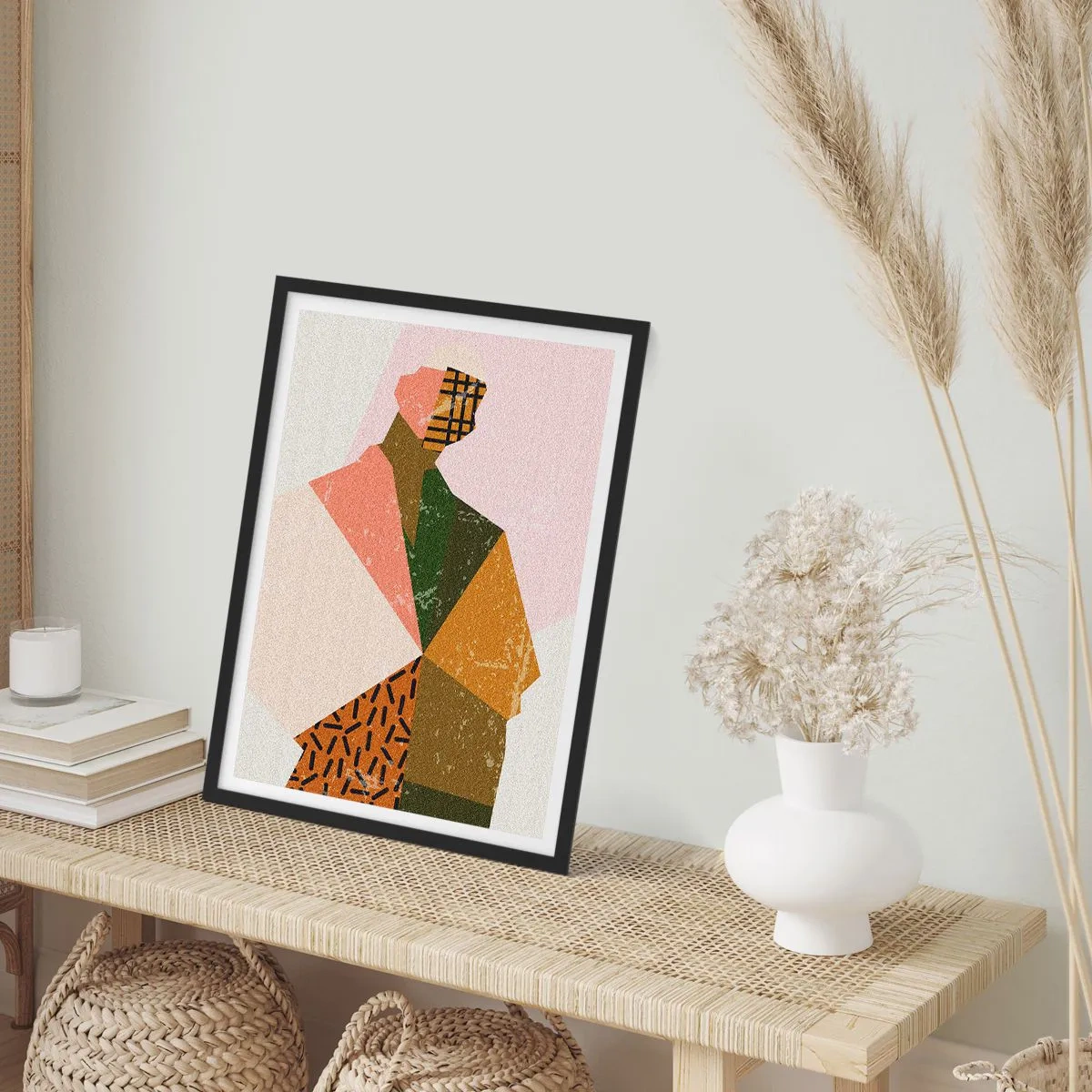 Poster in een zwarte lijst - De mens – een ingewikkeld wezen - 70x100 cm