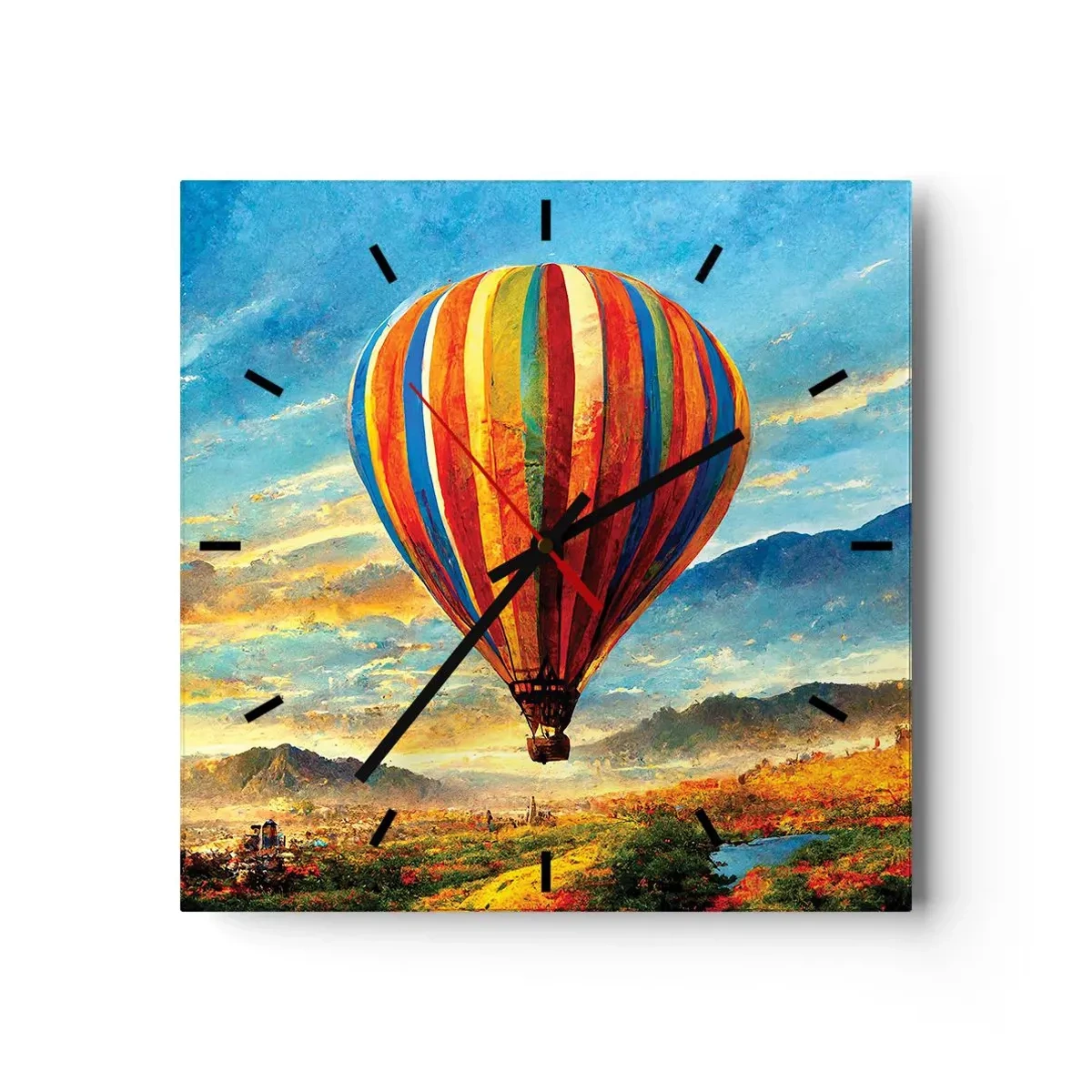 Wandklok - Klok - In stilte zie je meer - 30x30 cm