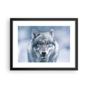 Poster in een zwarte lijst - Ga jij de uitdaging aan? - 40x30 cm