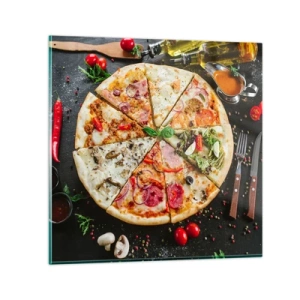 Schilderen op glas - Een scala aan smaken - 50x50 cm