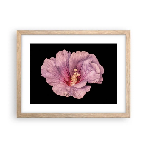 Een poster in een licht eiken lijst - Recht in het hart - 40x30 cm