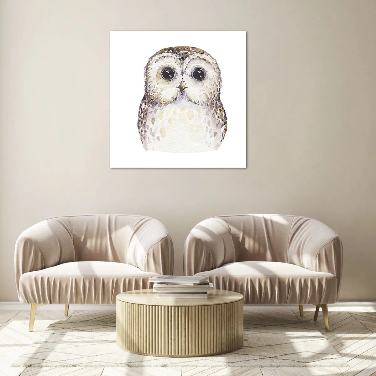 Schilderen op glas - Kijk in mijn ogen - 30x30 cm