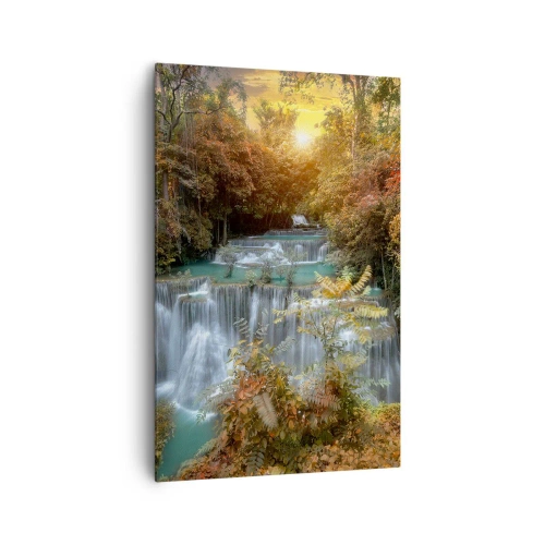 Schilderen op canvas - Verborgen schat van het bos - 80x120 cm
