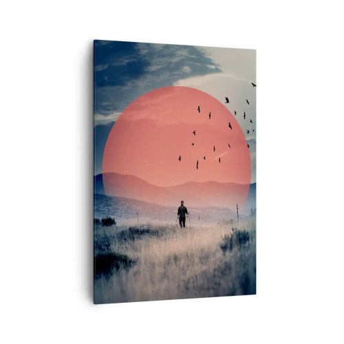 Schilderen op canvas - In hun elementen - 70x100 cm