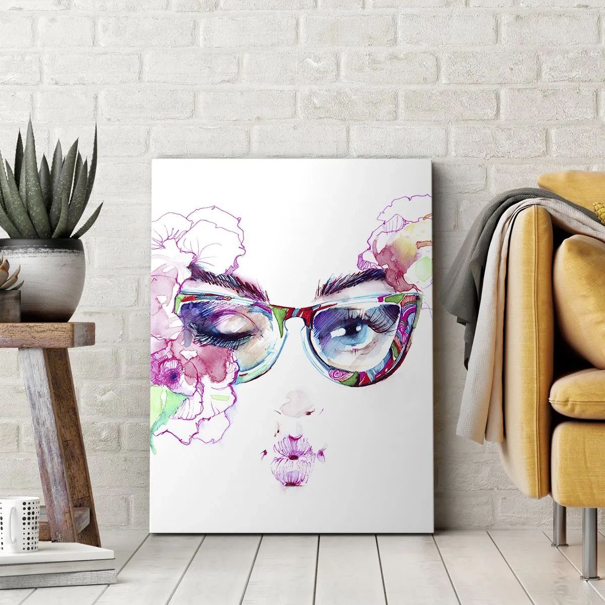 Schilderen op canvas - Een verleidelijke belofte - 50x70 cm
