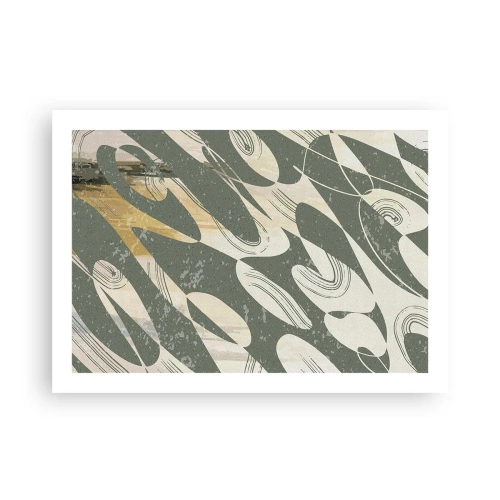 Poster - Ritmische abstractie - 70x50 cm