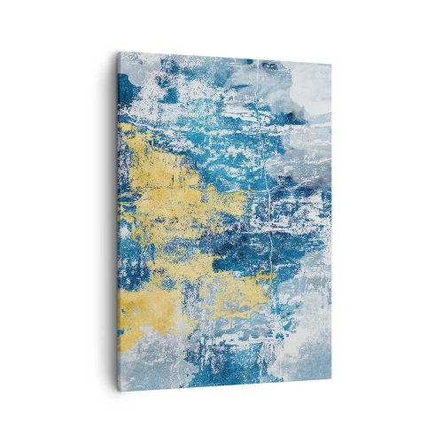 Schilderen op canvas - Abstractie vol met weer - 50x70 cm