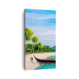 Schilderen op canvas - Een exotische droom - 45x80 cm