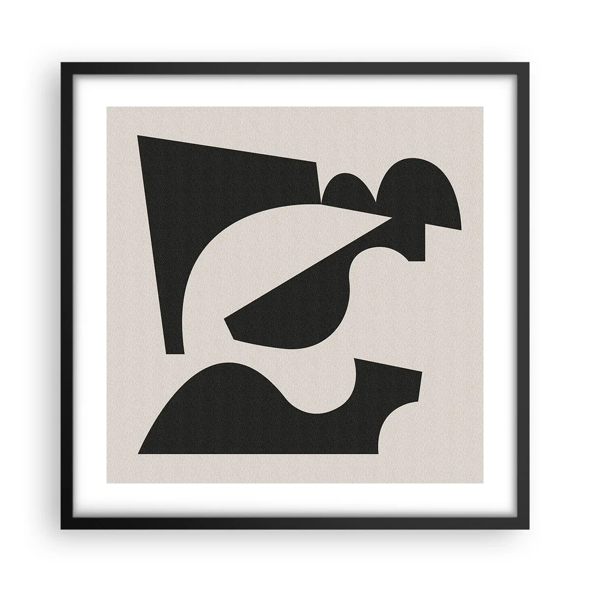 Poster in een zwarte lijst - Voor zelfassemblage - 50x50 cm