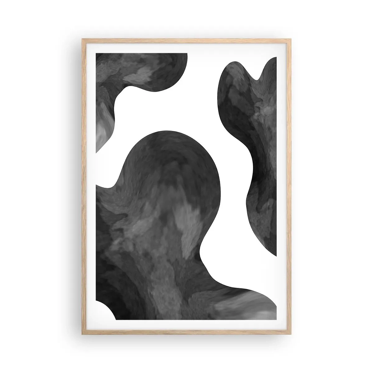 Een poster in een licht eiken lijst - Melkweg - 70x100 cm