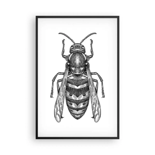 Poster in een zwarte lijst - Van een insectenplaneet - 61x91 cm