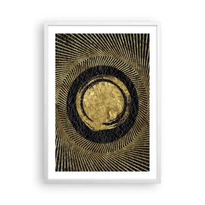 Poster in een witte lijst - Glamour-compositie - 50x70 cm