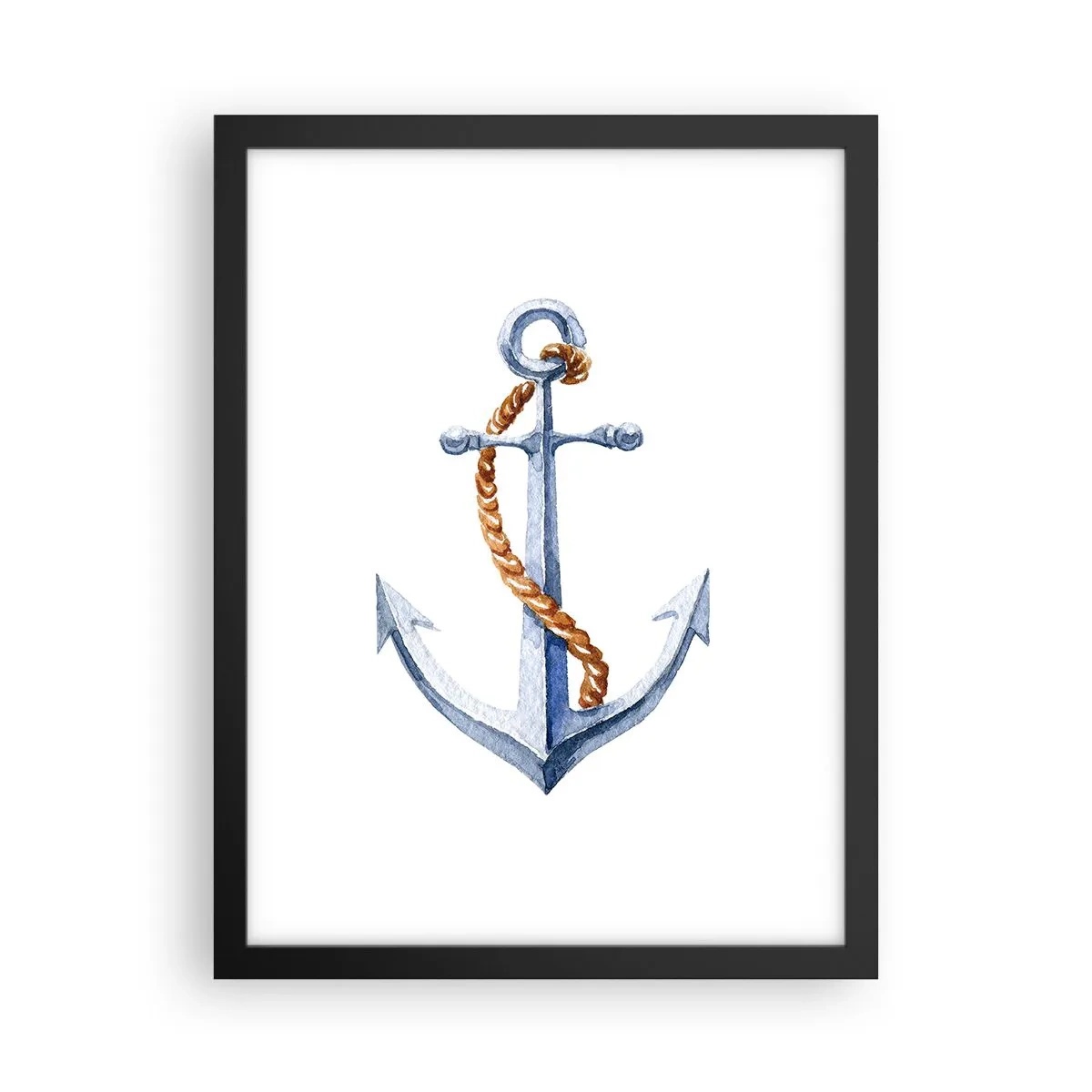 Poster in een zwarte lijst - Ahoi avontuur! - 30x40 cm