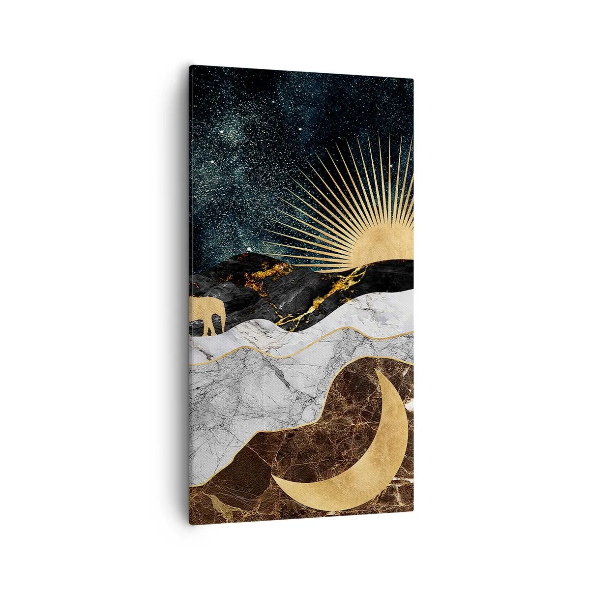 Schilderen op canvas - Eeuwige wetten - 55x100 cm