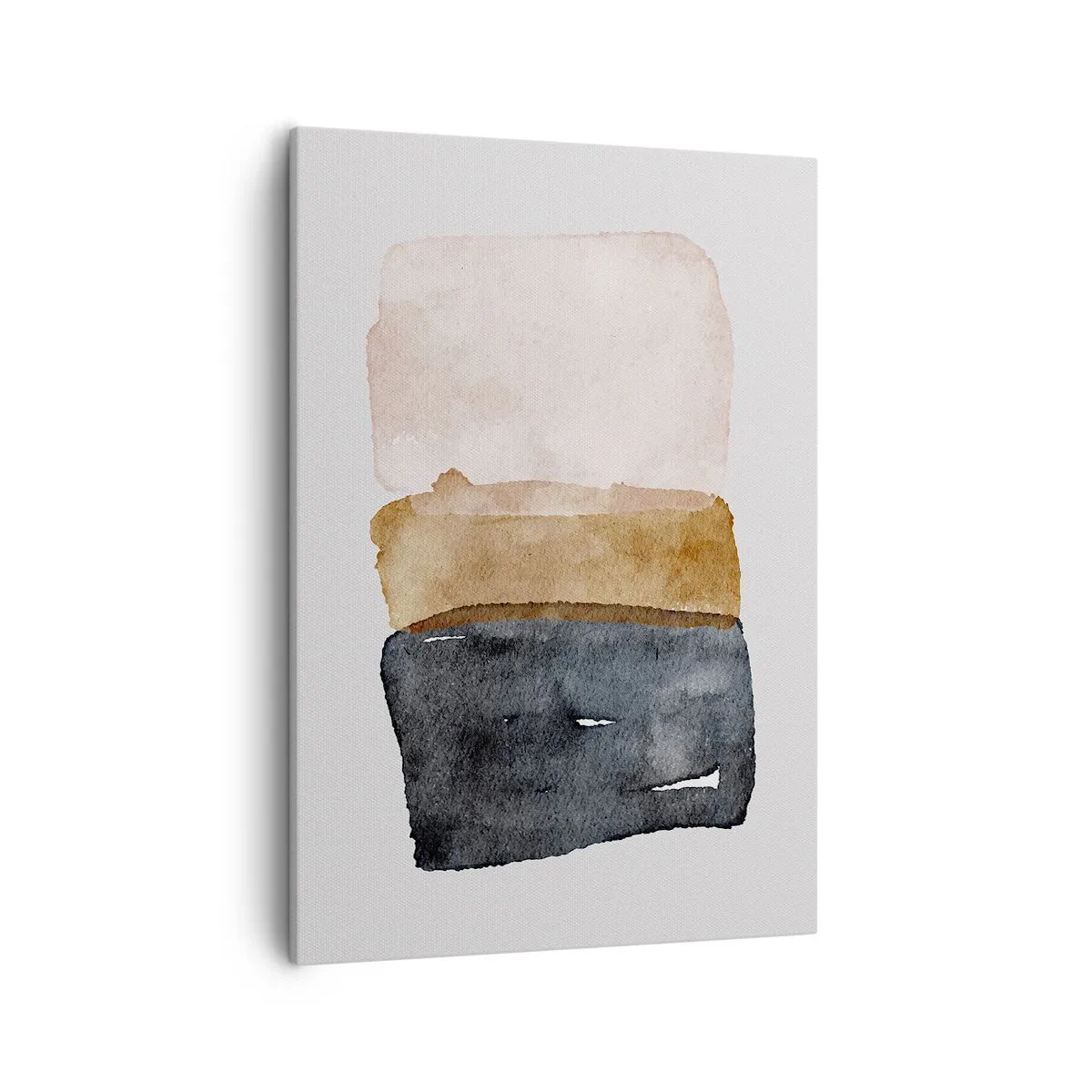 Schilderen op canvas - De samenstelling van de kleuren van de aarde - 50x70 cm
