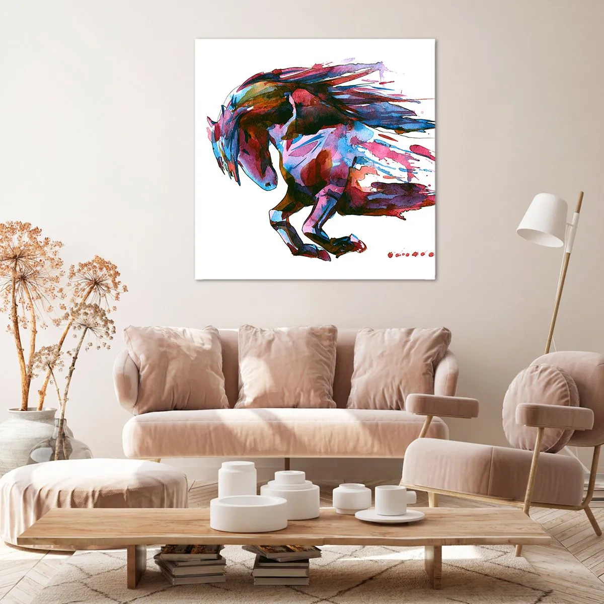 Schilderen op canvas - In vervoering - 50x50 cm