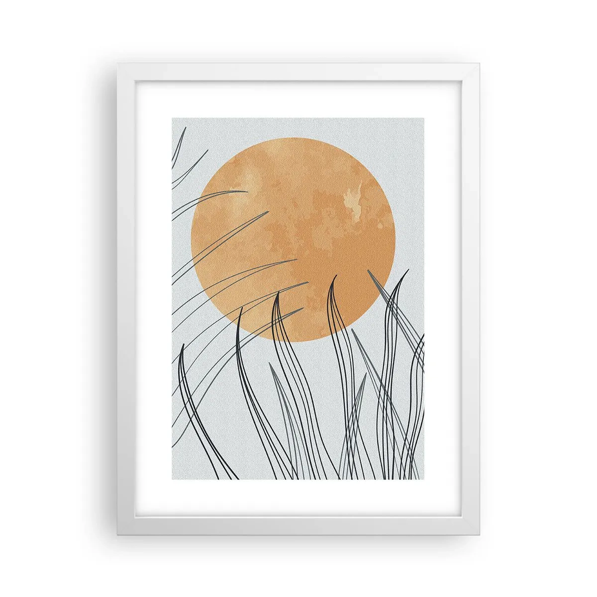 Poster in een witte lijst - Altijd naar de zon - 30x40 cm