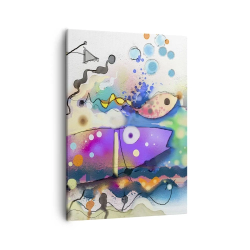 Schilderen op canvas - Geen woorden! - 50x70 cm