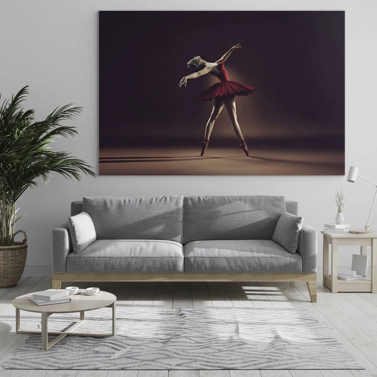 Schilderen op glas - Een prima ballerina - 120x80 cm