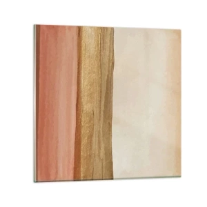 Schilderen op glas - Verticale compositie - 70x70 cm