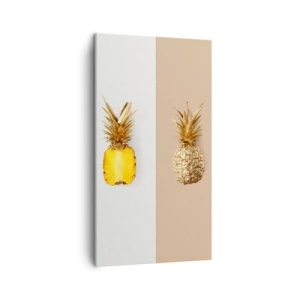 Schilderen op canvas - Ananas voor ons - 45x80 cm