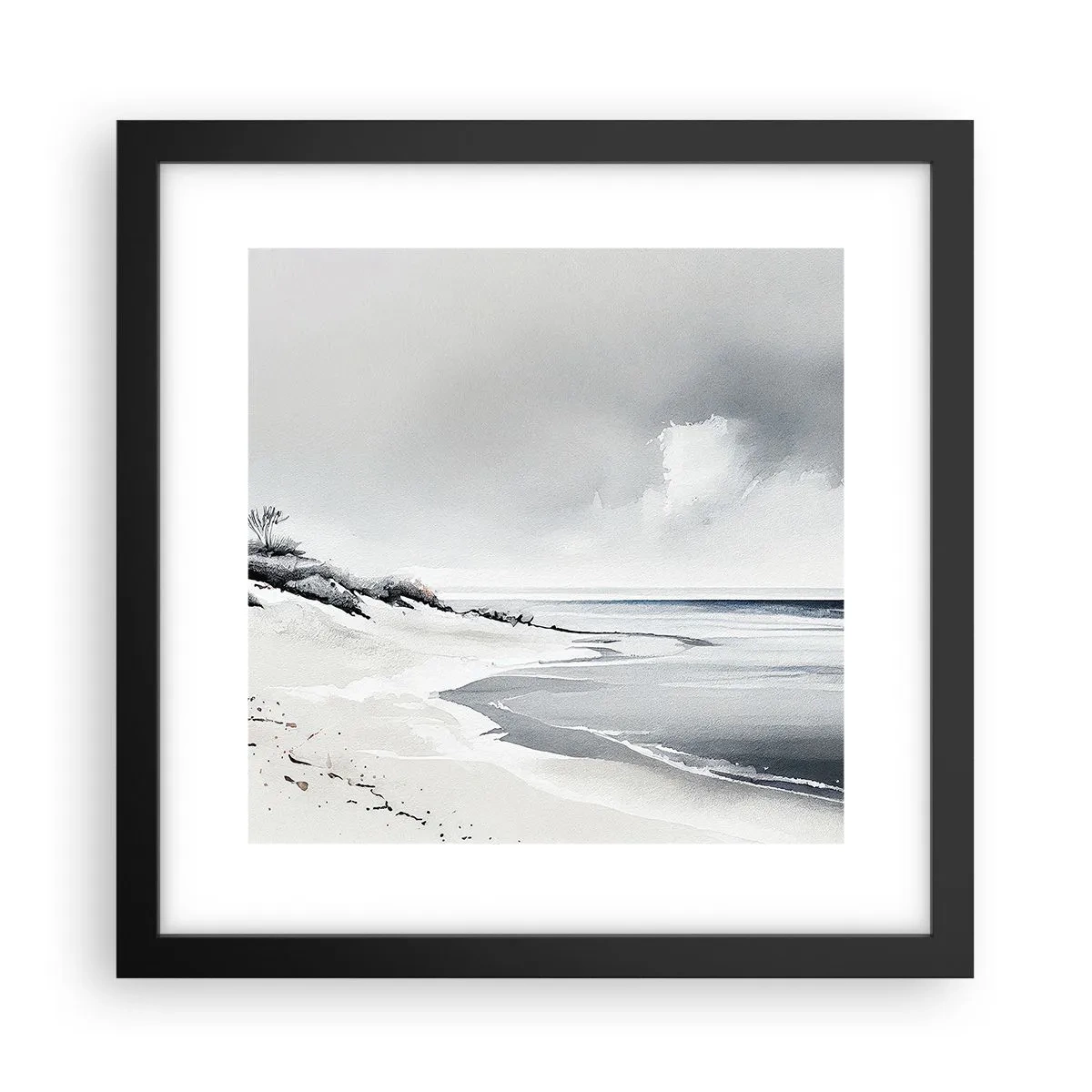 Poster in een zwarte lijst - Voor altijd samen - 30x30 cm