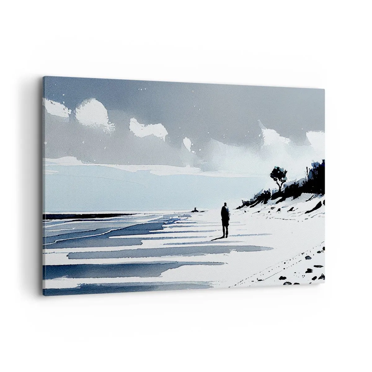 Schilderen op canvas - Alleen - 120x80 cm