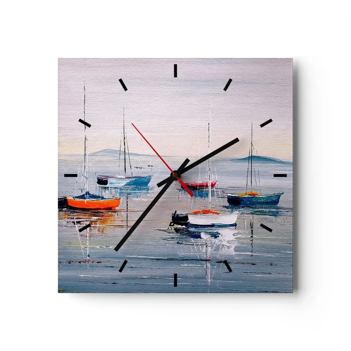 Wandklok - Klok - Een welverdiende rust - 40x40 cm