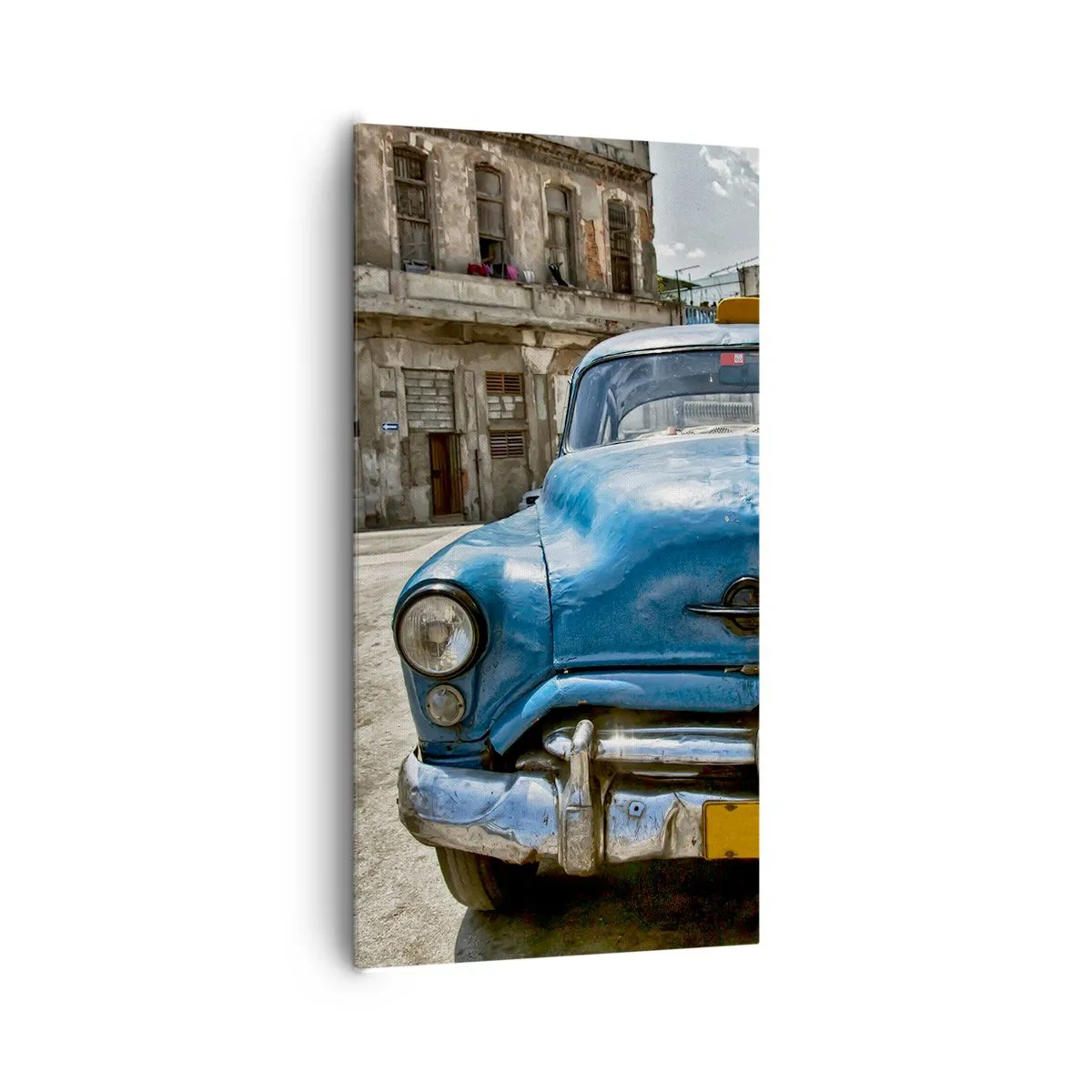 Schilderen op canvas - Het oude is mooi - 65x120 cm