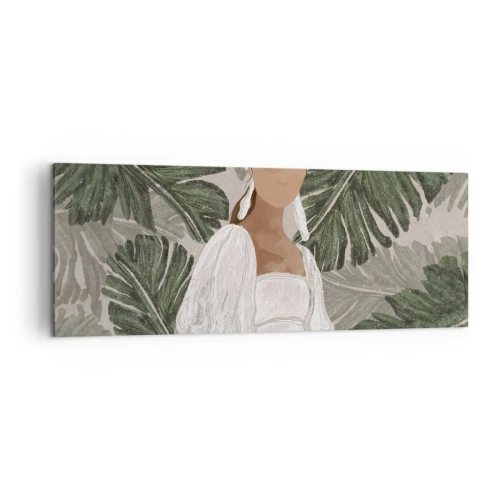 Schilderen op canvas - Exotisch portret - 140x50 cm