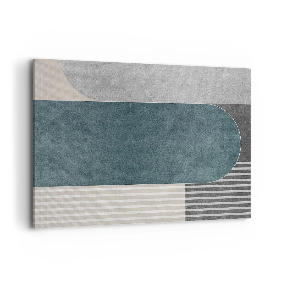 Schilderen op canvas - Compositie op niveau - 100x70 cm