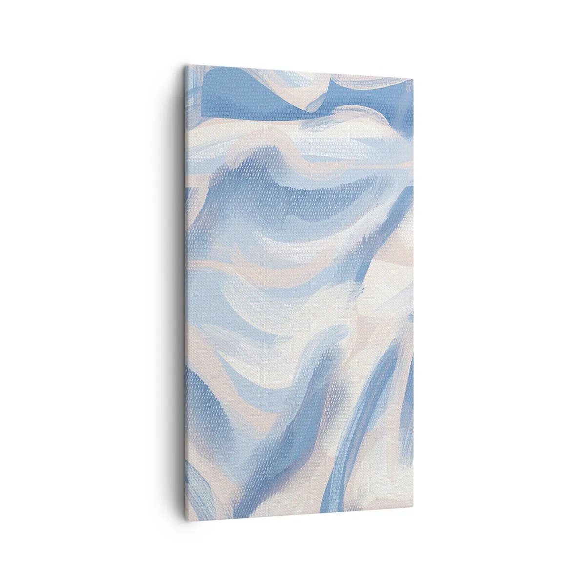 Schilderen op canvas - Blauwe golven - 45x80 cm